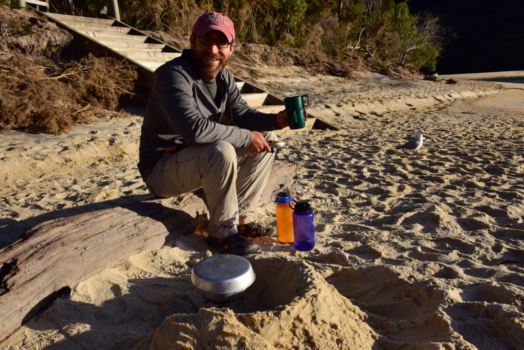 Breakfast on the beach