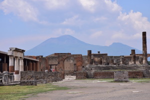 View of Vesuvio from Pompeii